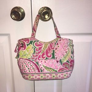 VERA BRADLEY PINWHEEL PINK MINI TOTE